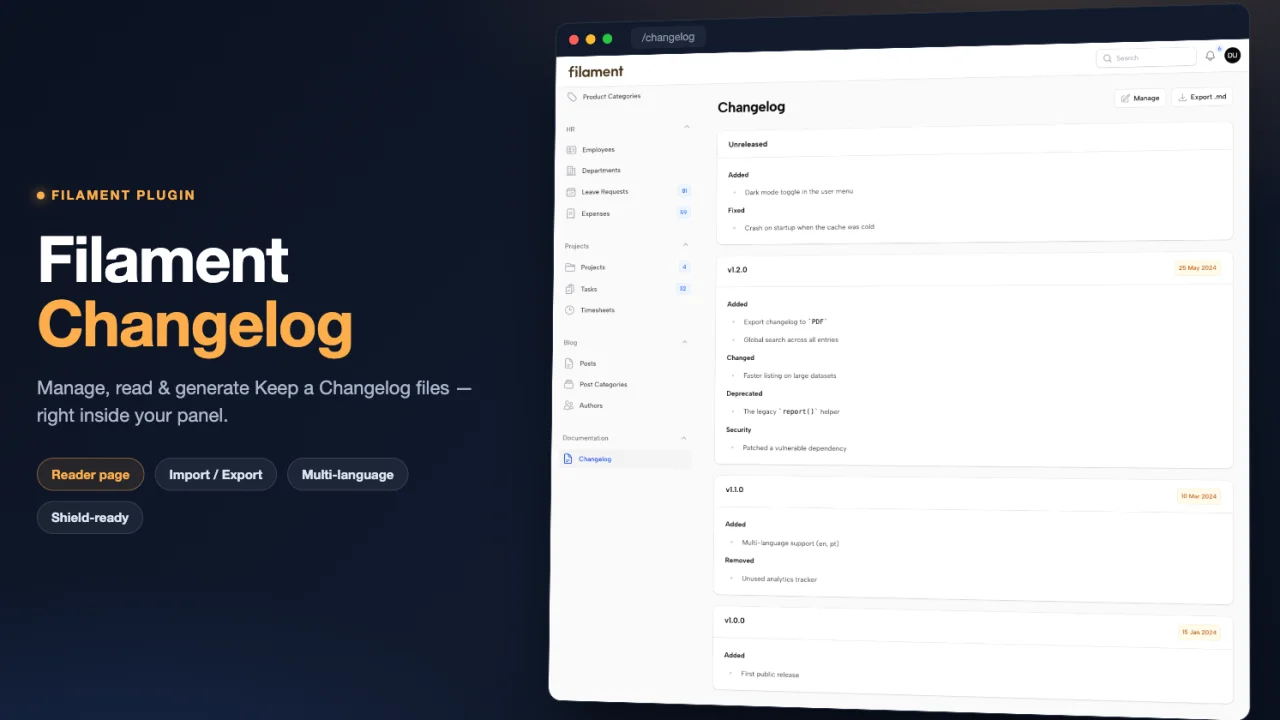 Changelog plugin thumbnail