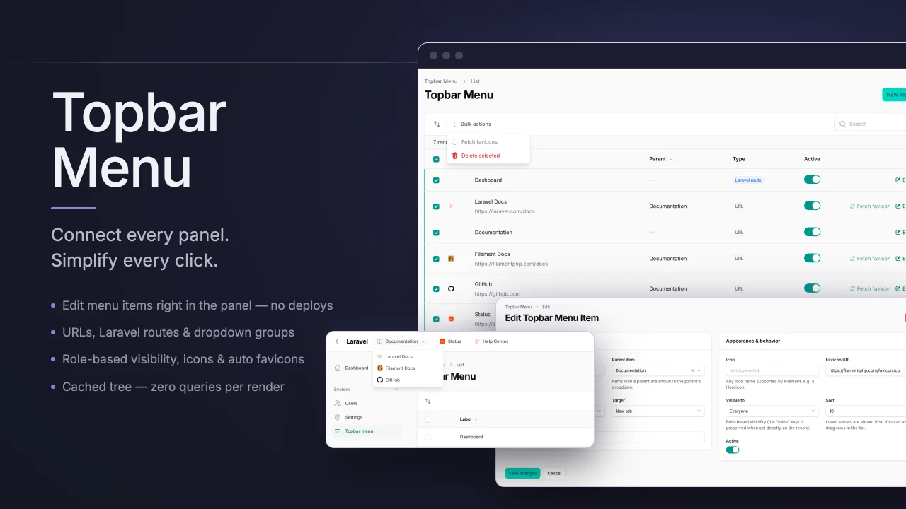 Topbar Menu plugin thumbnail