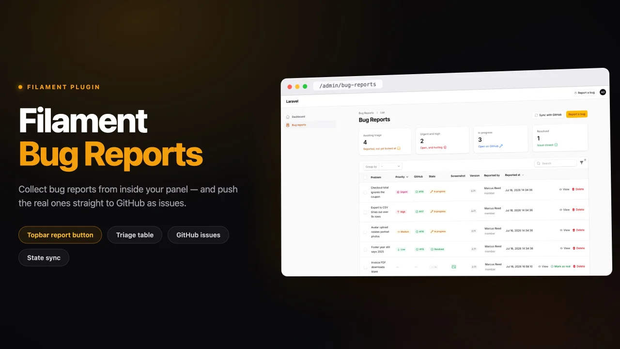 Bug Reports plugin thumbnail