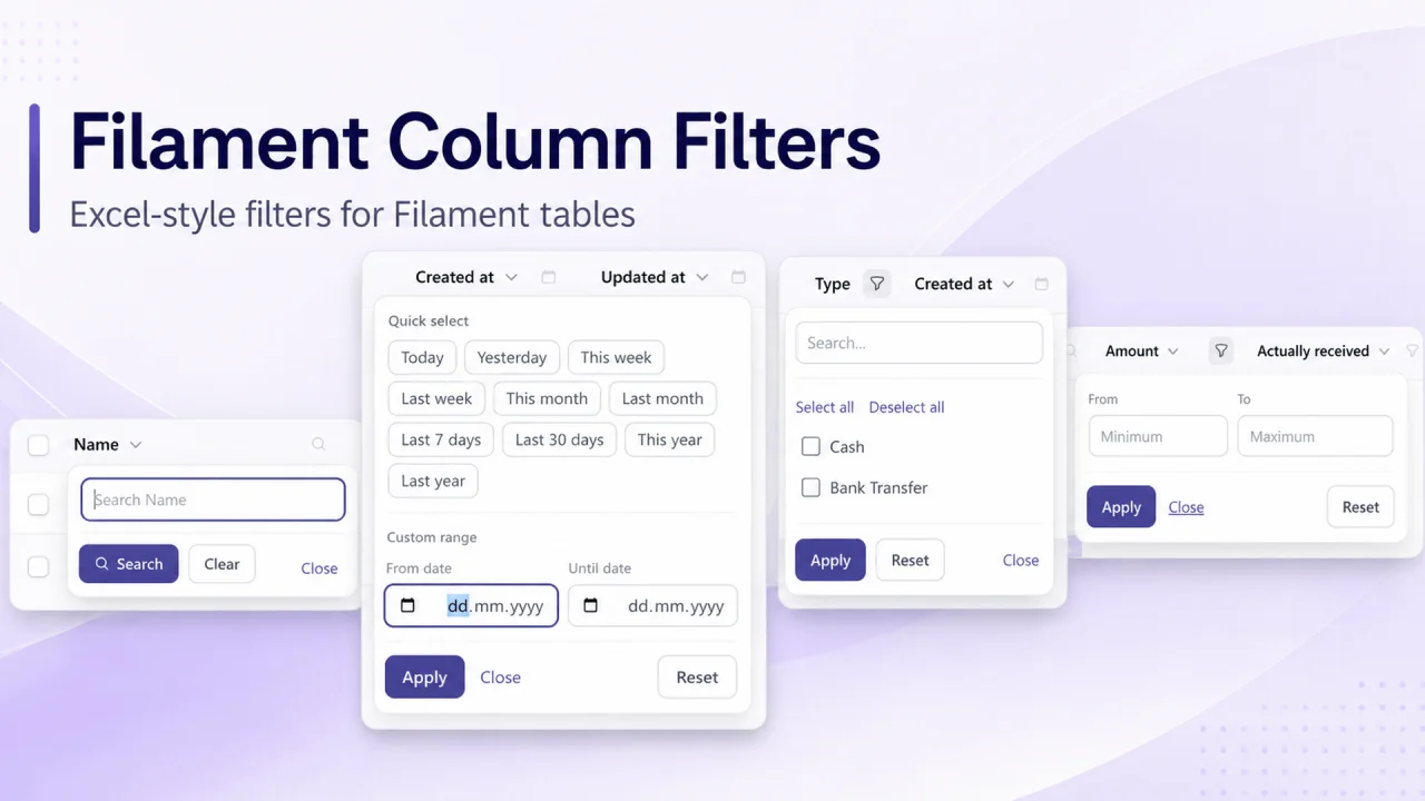 Column Filters plugin thumbnail