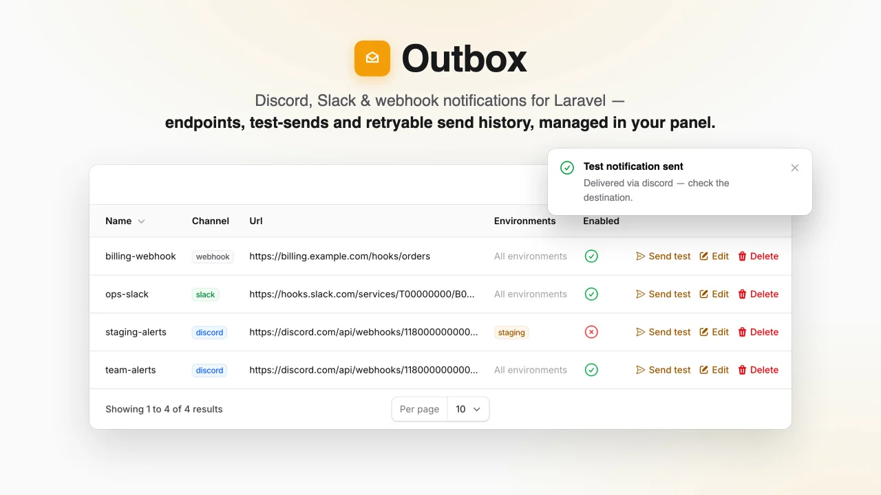 Outbox plugin screenshot