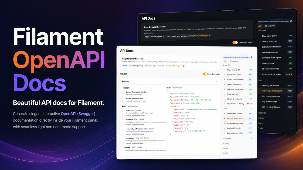 OpenAPI Docs plugin screenshot