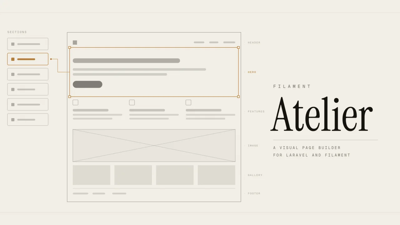 Atelier - A visual page builder plugin thumbnail
