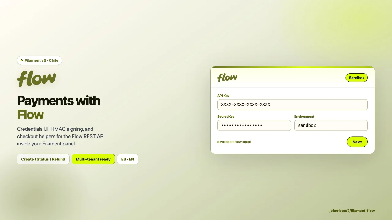 Flow plugin screenshot