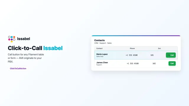 Issabel Click-to-Call plugin thumbnail