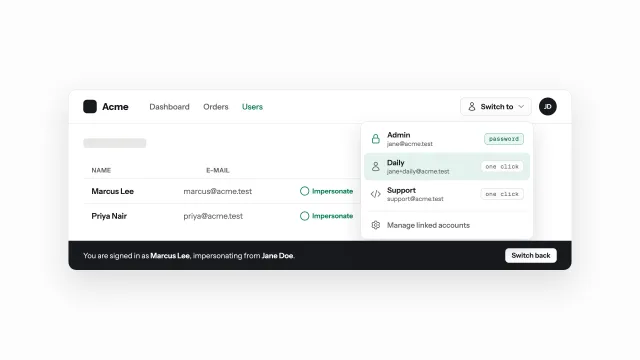 Account Switcher plugin thumbnail