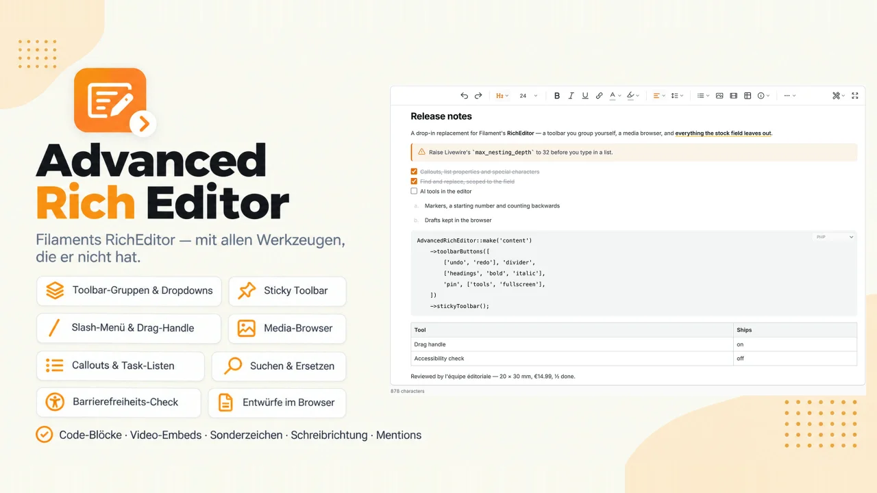 Advanced Rich Editor plugin thumbnail