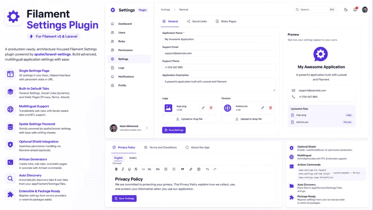 App Settings Plugin plugin thumbnail