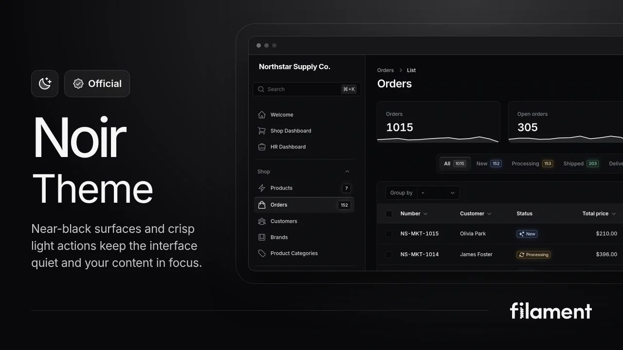 Noir Theme plugin thumbnail