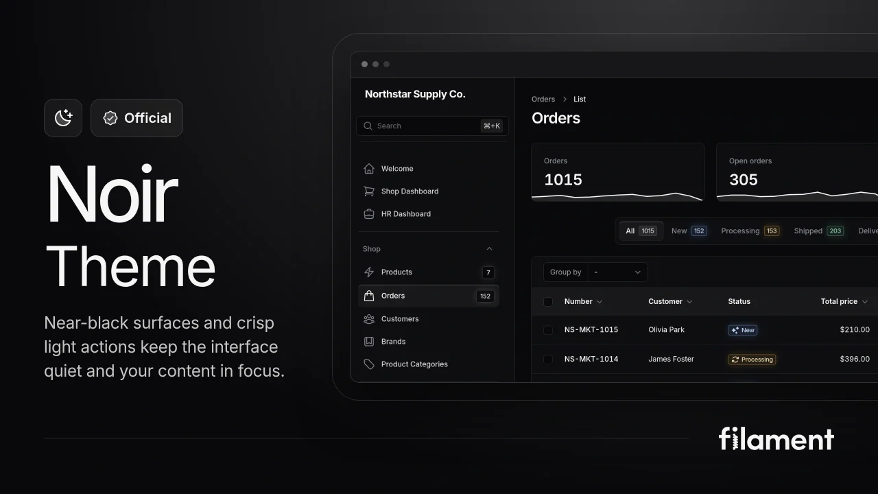 Noir Theme plugin thumbnail