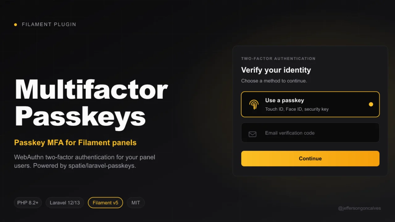 Multifactor Passkeys plugin thumbnail