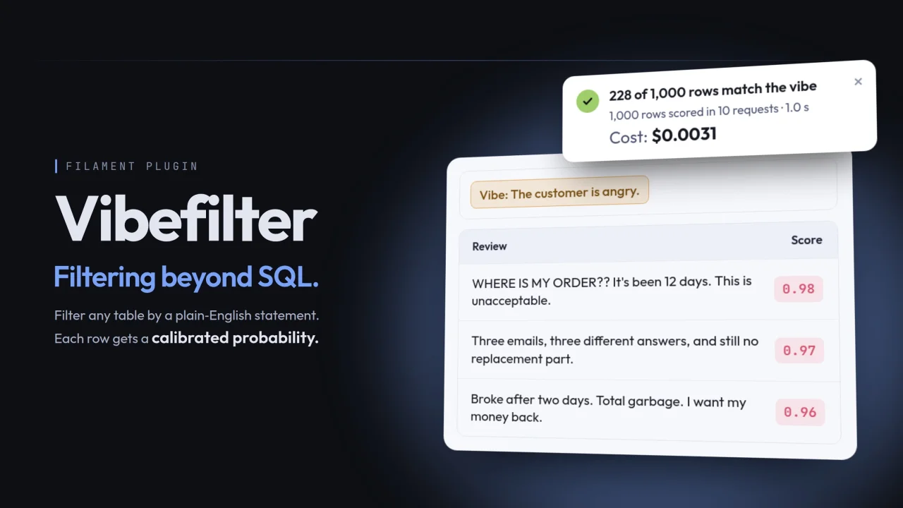 Vibefilter plugin screenshot