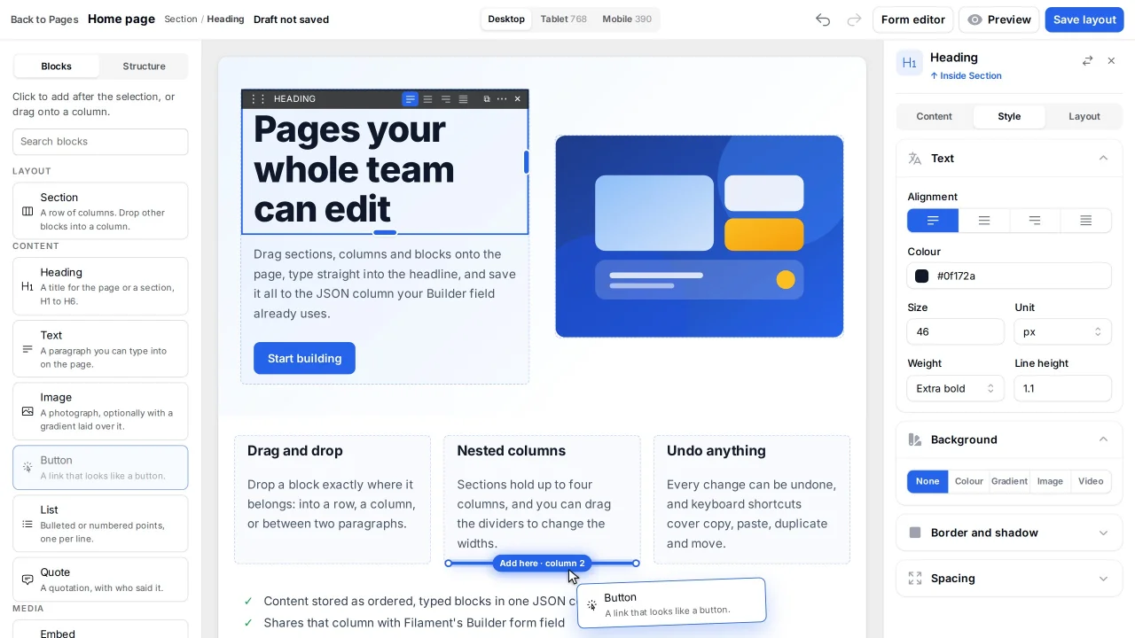 Page Builder plugin thumbnail