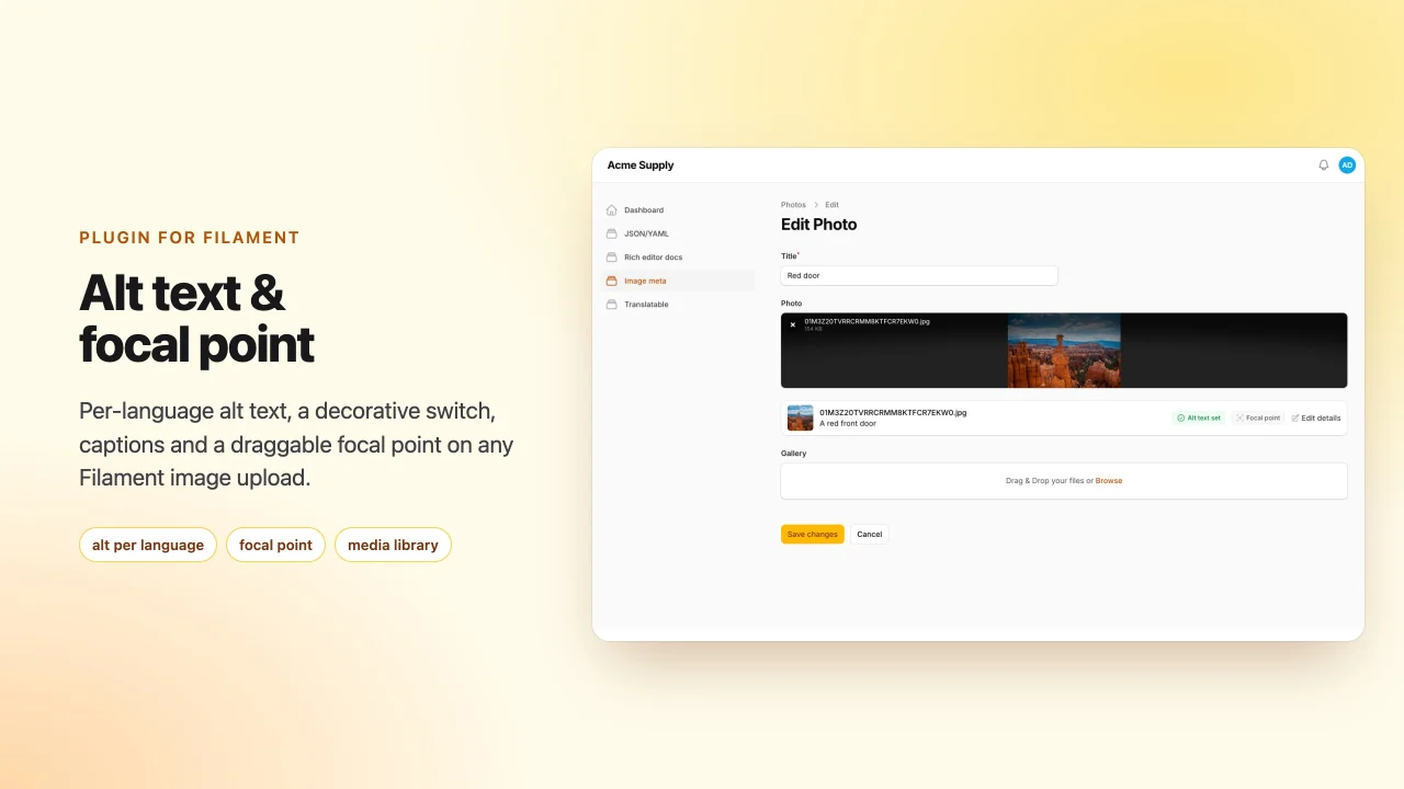Image Meta plugin thumbnail