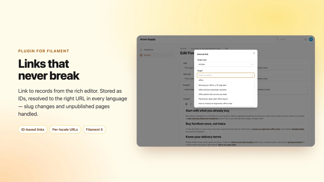 Rich Links plugin thumbnail