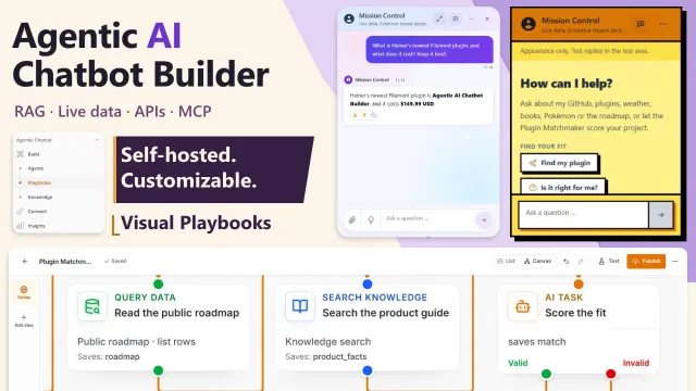 Agentic AI Chatbot Builder plugin thumbnail