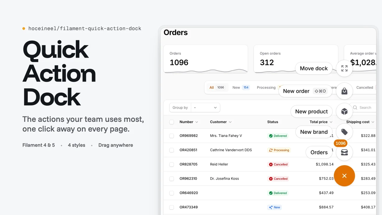 Quick Action Dock plugin thumbnail