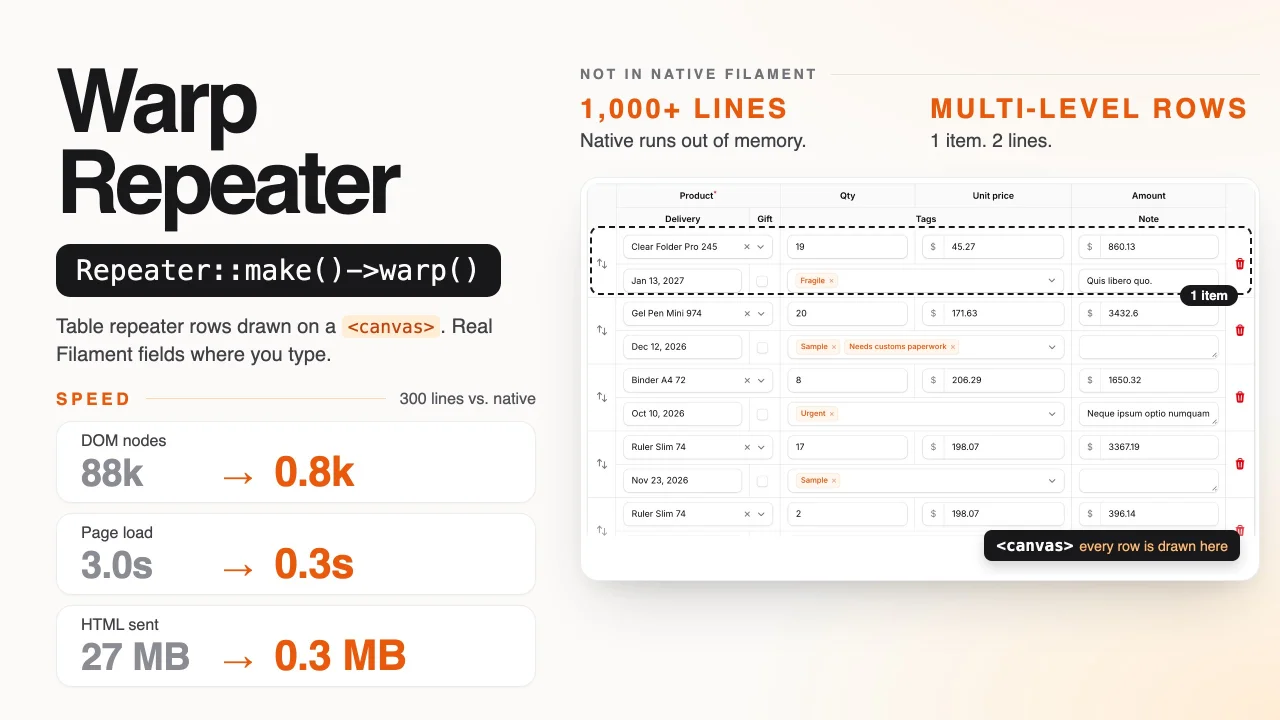 Warp Repeater plugin screenshot