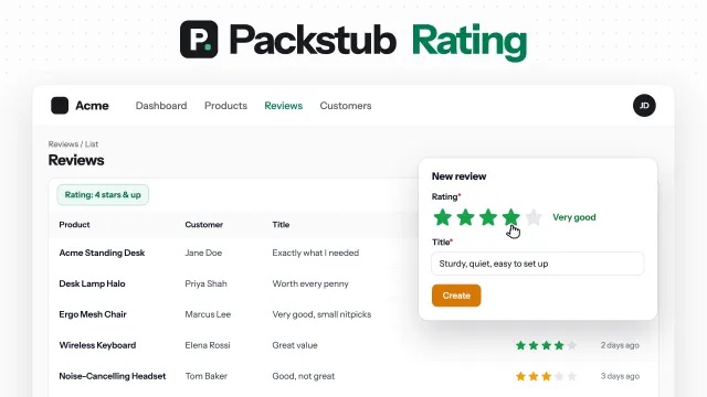 Rating plugin thumbnail