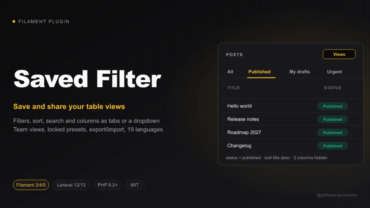 Saved Filter plugin thumbnail