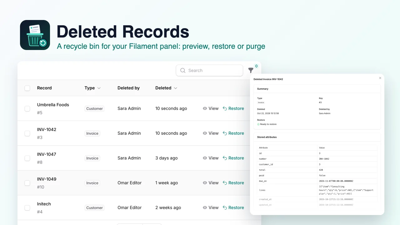 Deleted Records plugin thumbnail
