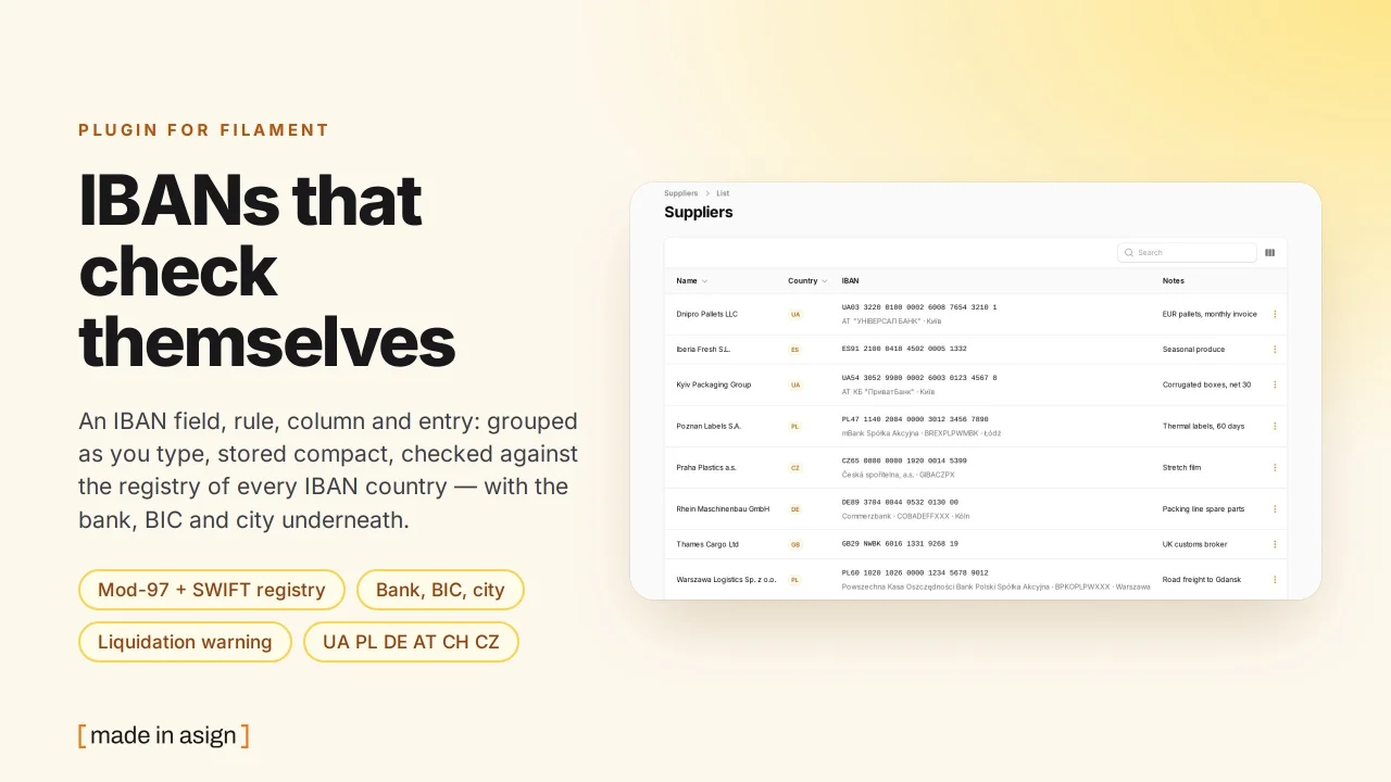 IBAN plugin thumbnail